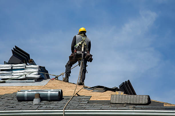 Professional Metal Roofing technician working in Dighton, MA